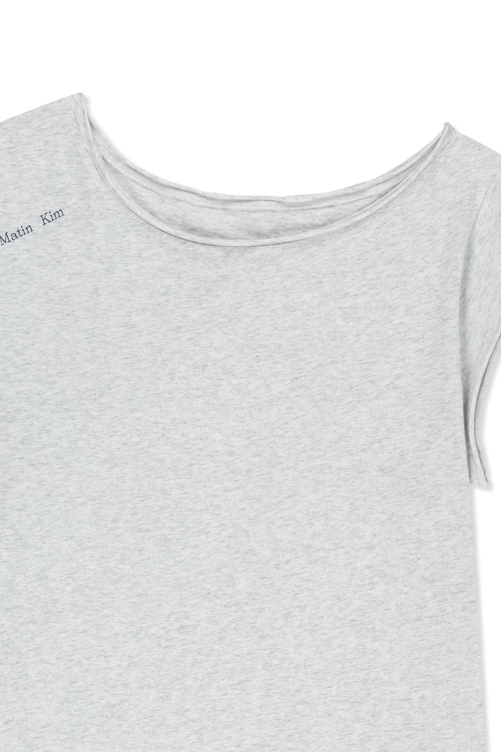 Matin Kim - Asymmetric Off Shoulder Top (Light Grey) product image 3 | TRAB K-Fashion Australia
