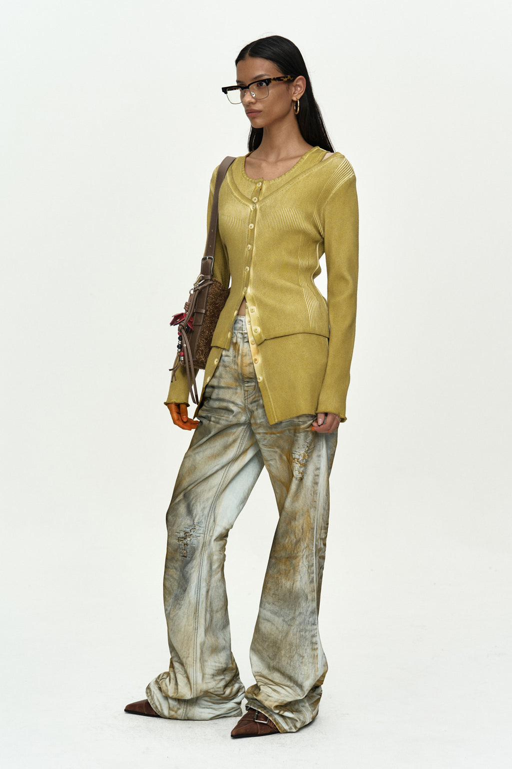 Andersson Bell - Spray Bootscut Jeans (Sky Blue) product image 7 | TRAB K-Fashion Australia