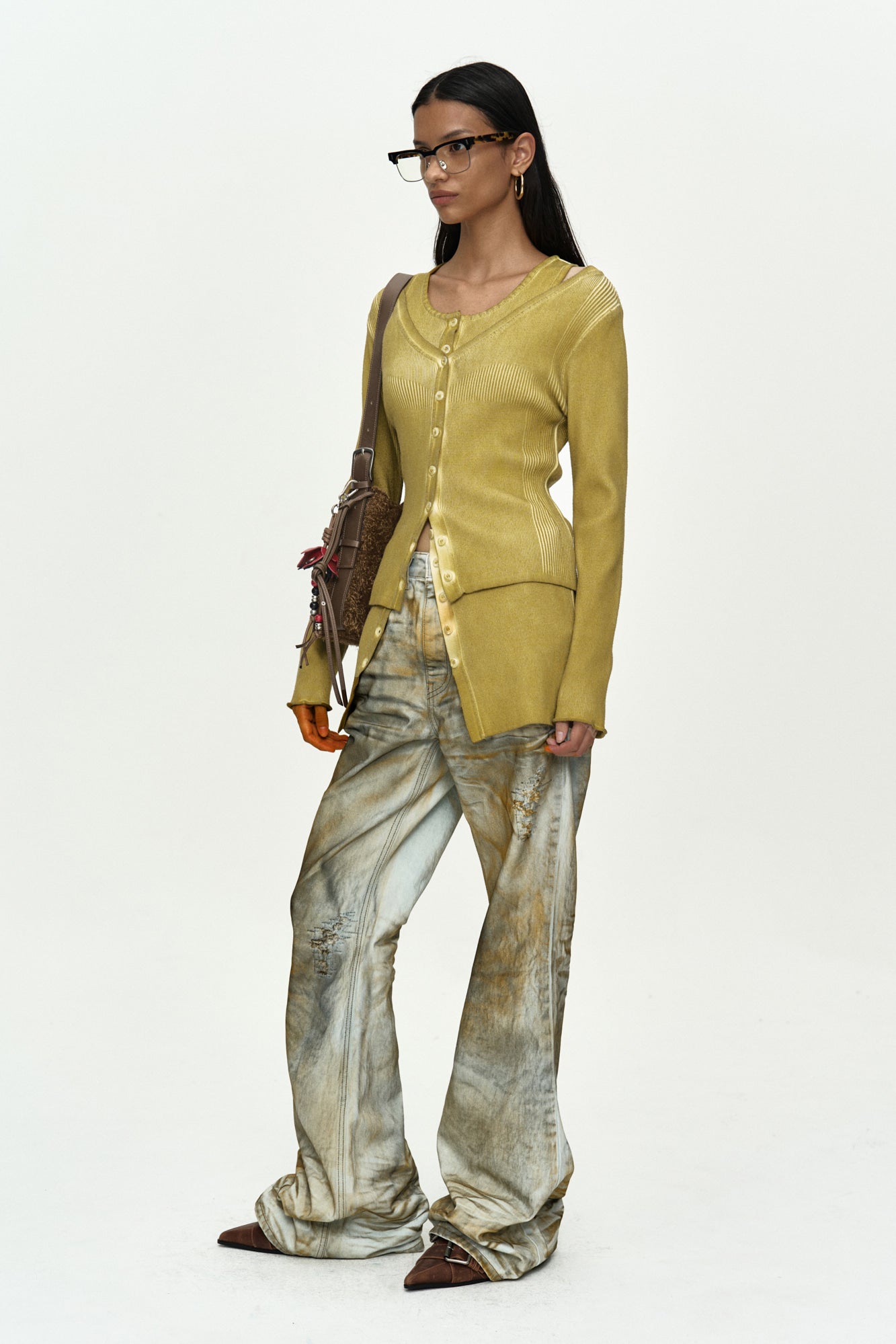 Andersson Bell - Spray Bootscut Jeans (Sky Blue) product image 7 | TRAB K-Fashion Australia