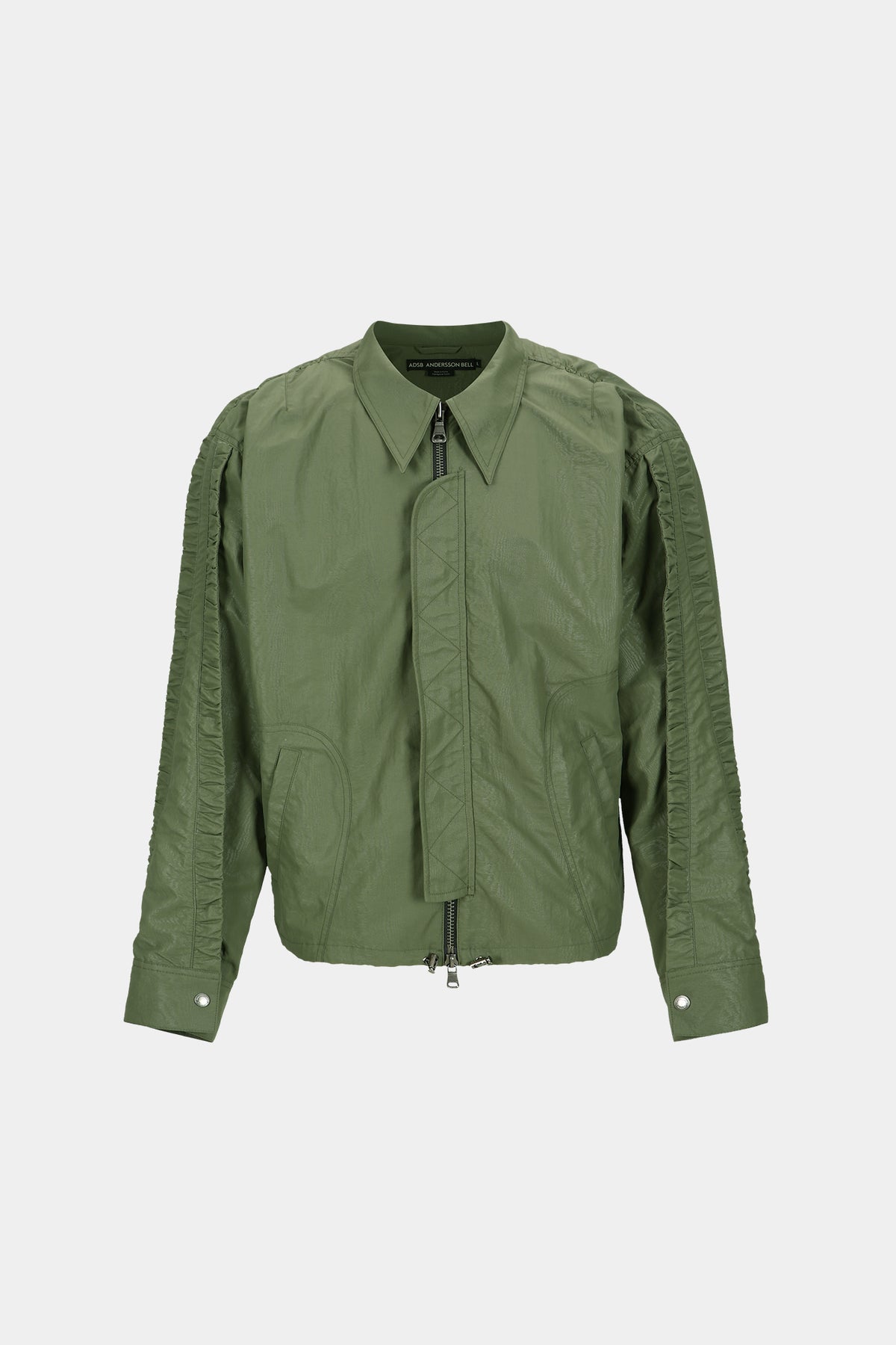Andersson Bell - Cardin Zip-Up Jacket (Khaki) product image 9 | TRAB K-Fashion Australia