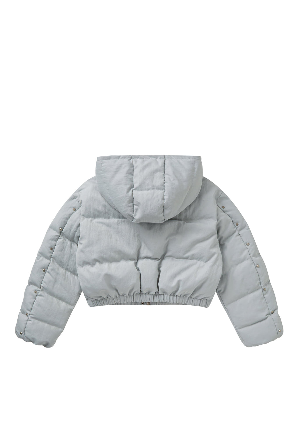 Deinet - Stud Wellon Hood Padded Jumper (Silver) product image 2 | TRAB K-Fashion Australia