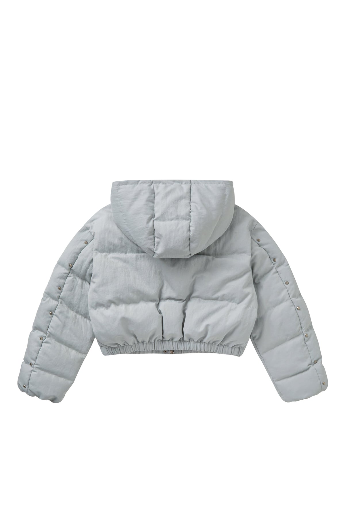 Deinet - Stud Wellon Hood Padded Jumper (Silver) product image 2 | TRAB K-Fashion Australia