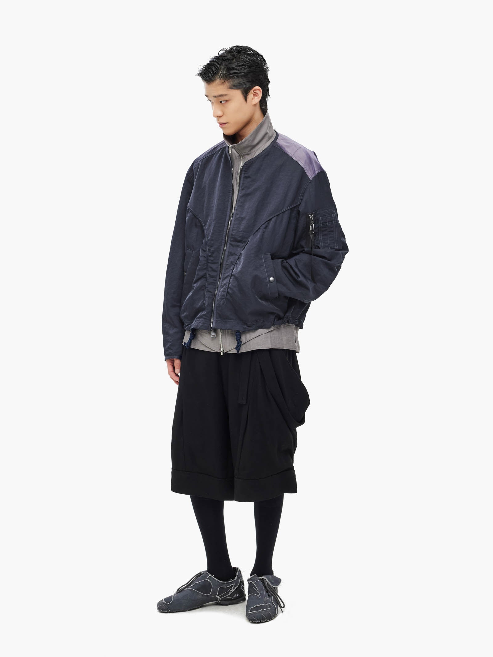 Jiyong Kim - Sun-Bleached Liner Jacket (Navy) product image 1 | TRAB K-Fashion Australia