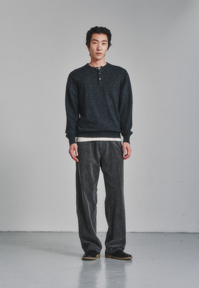 Art if acts - Garment Dyed Corduroy 5P Pants (Charcoal) product image 1 | TRAB K-Fashion Australia