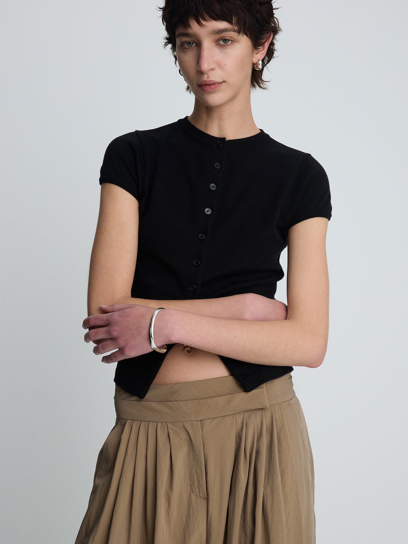 Tonywack - Pleated Voluminous Pants (Beige) product image 9 | TRAB K-Fashion Australia
