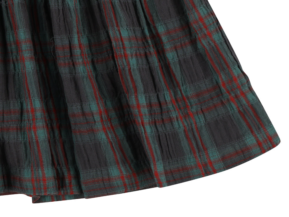Coyseio - Raw Edge Check One Piece (Purple) product image 16 | TRAB K-Fashion Australia