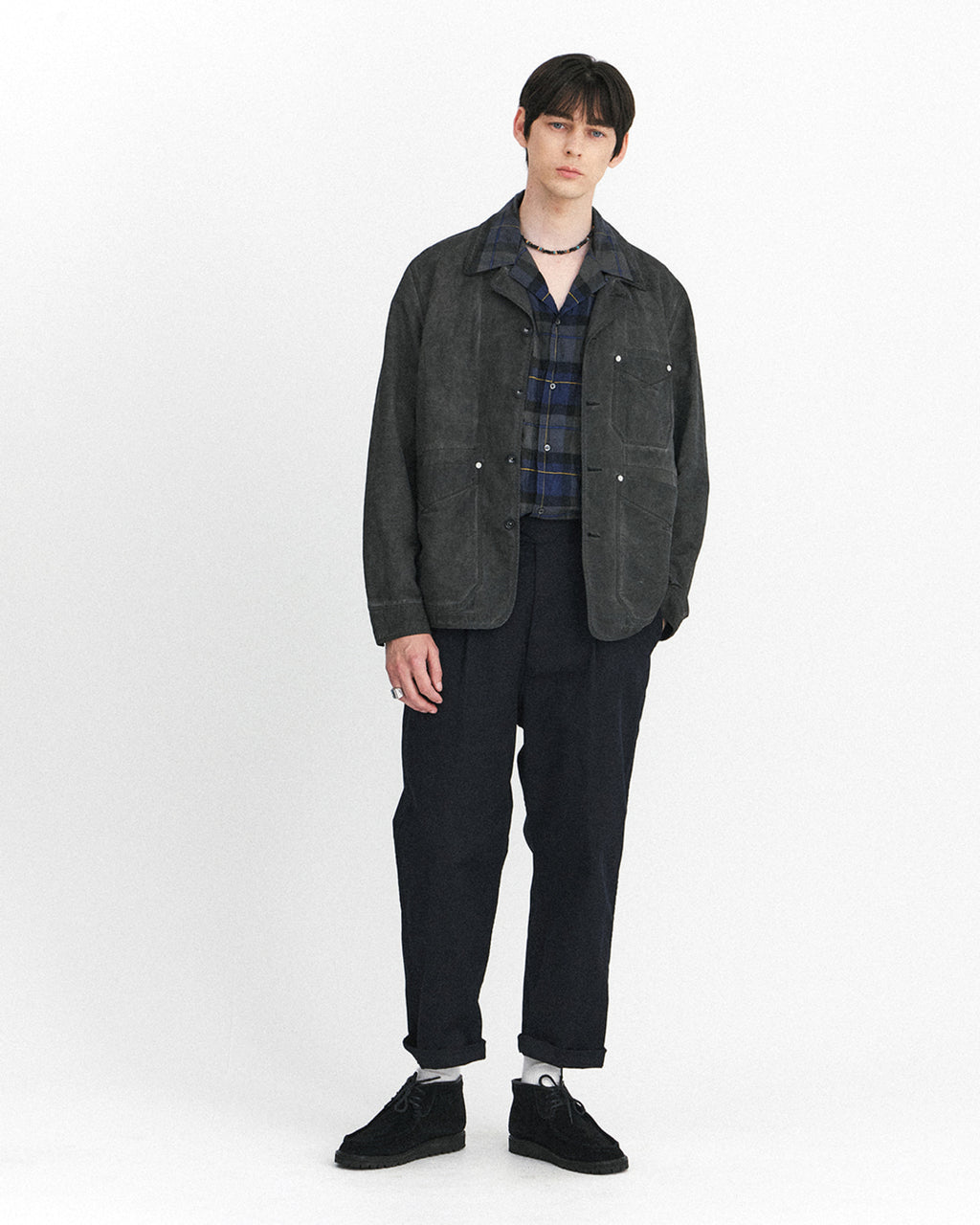 Eastlogue - Gent Pleat Pants (Black) product image 1 | TRAB K-Fashion Australia