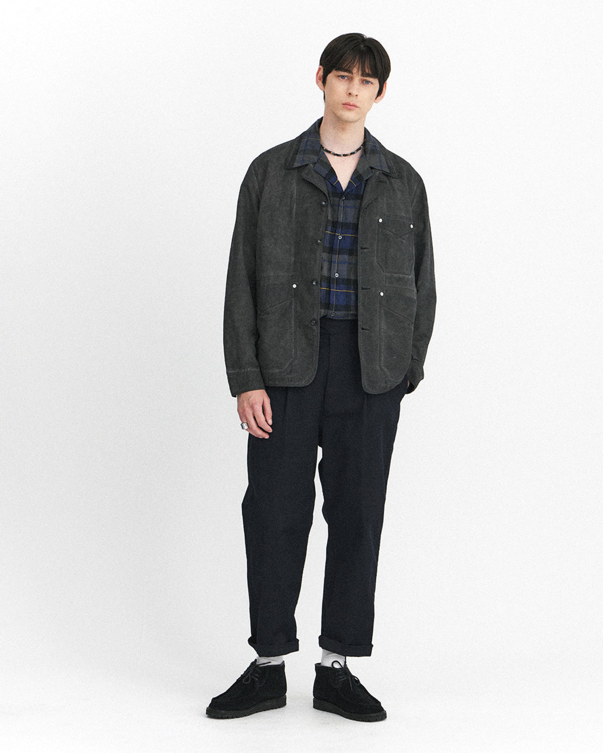 Eastlogue - Gent Pleat Pants (Black) product image 1 | TRAB K-Fashion Australia