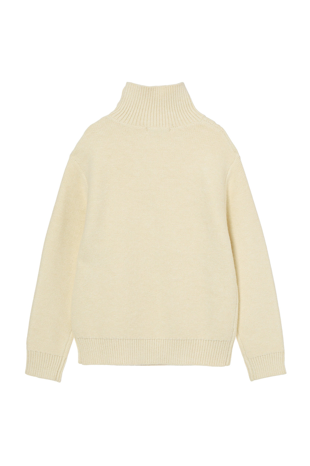 Deinet - Button High-Neck Twist Knit (Ivory) product image 2 | TRAB K-Fashion Australia
