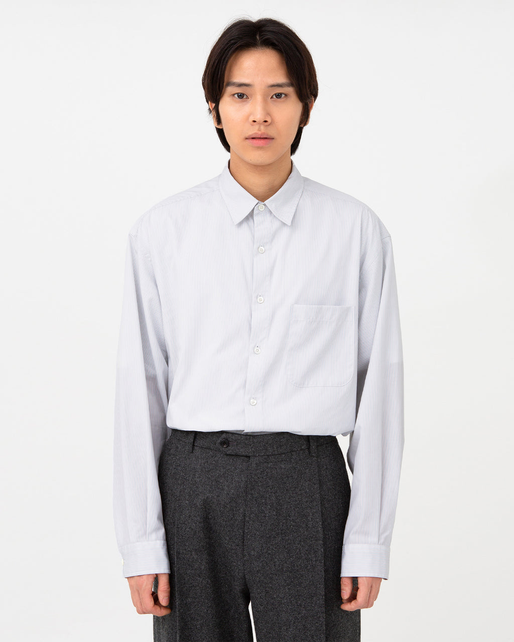Brownyard - Steady Shirt (Pink Stripe) product image 4 | TRAB K-Fashion Australia