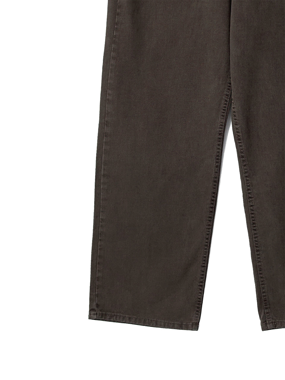 Kijun - Garment Dyed Classic Pants (Charcoal Brown) product image 9 | TRAB K-Fashion Australia