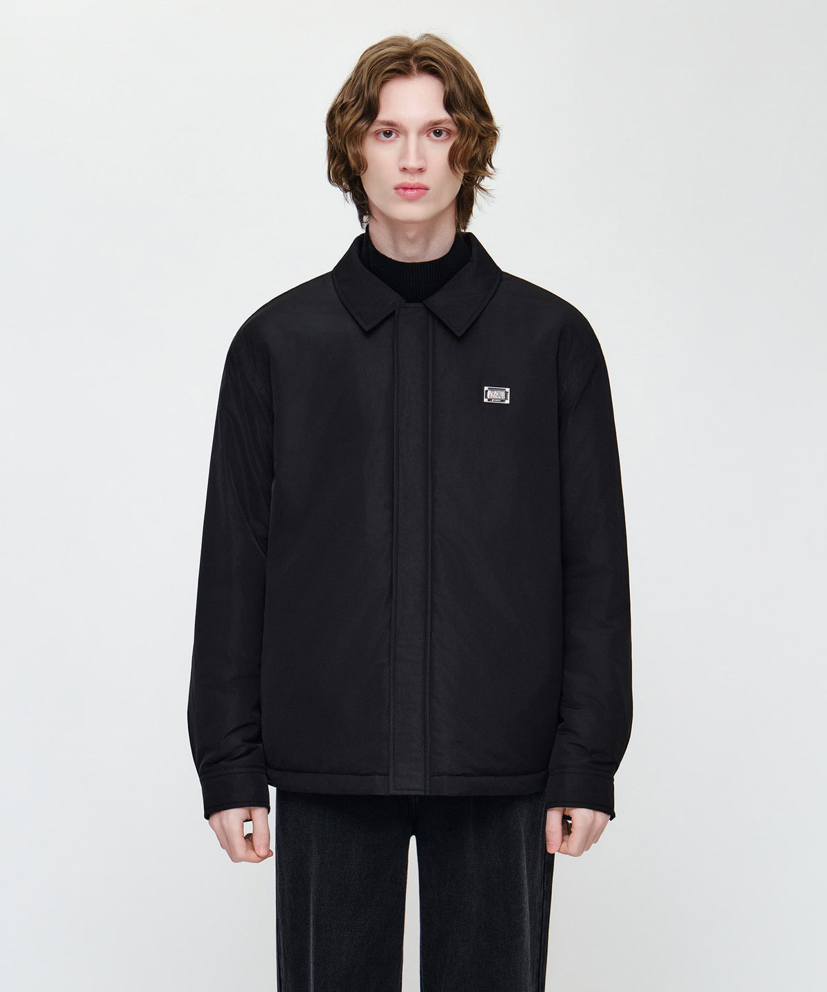 Marithe & Francois Girbaud - Shirts Padded Jacket (Black) product image 1 | TRAB K-Fashion Australia