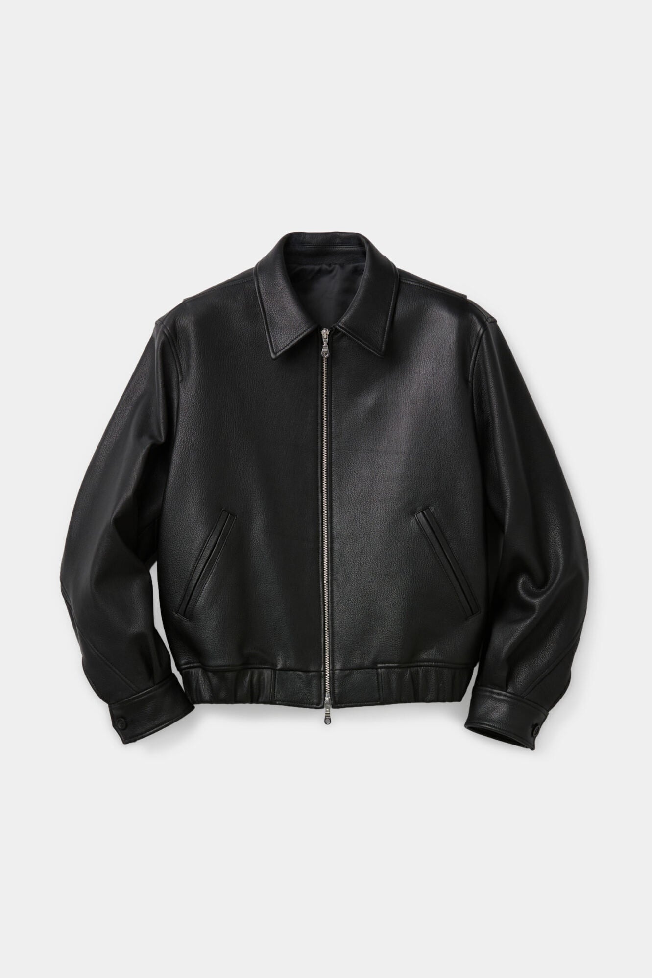 Coor - Goatskin Blouson (Black) product image 1 | TRAB K-Fashion Australia