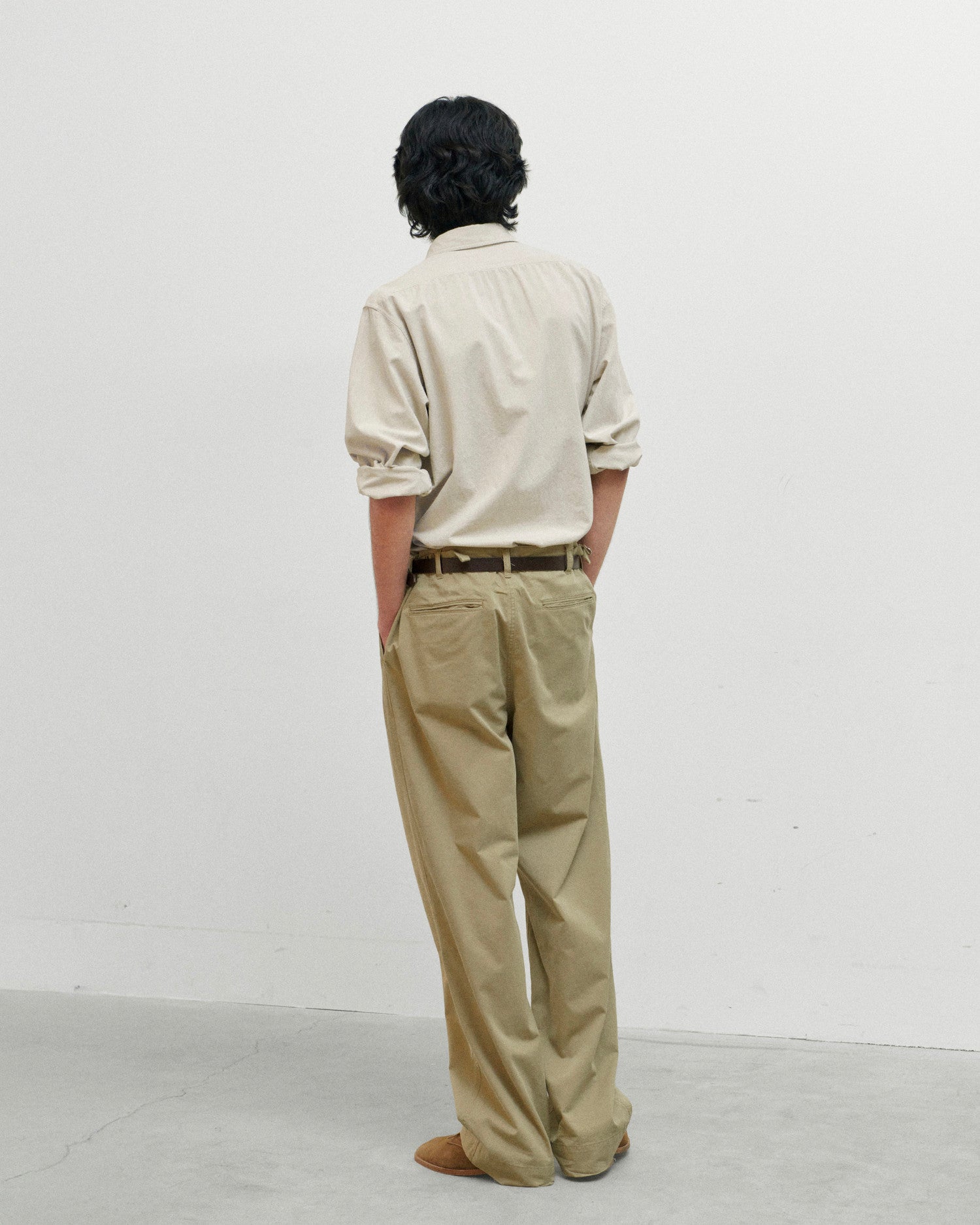 Brownyard - Vintage Cotton Pants (Beige) product image 3 | TRAB K-Fashion Australia