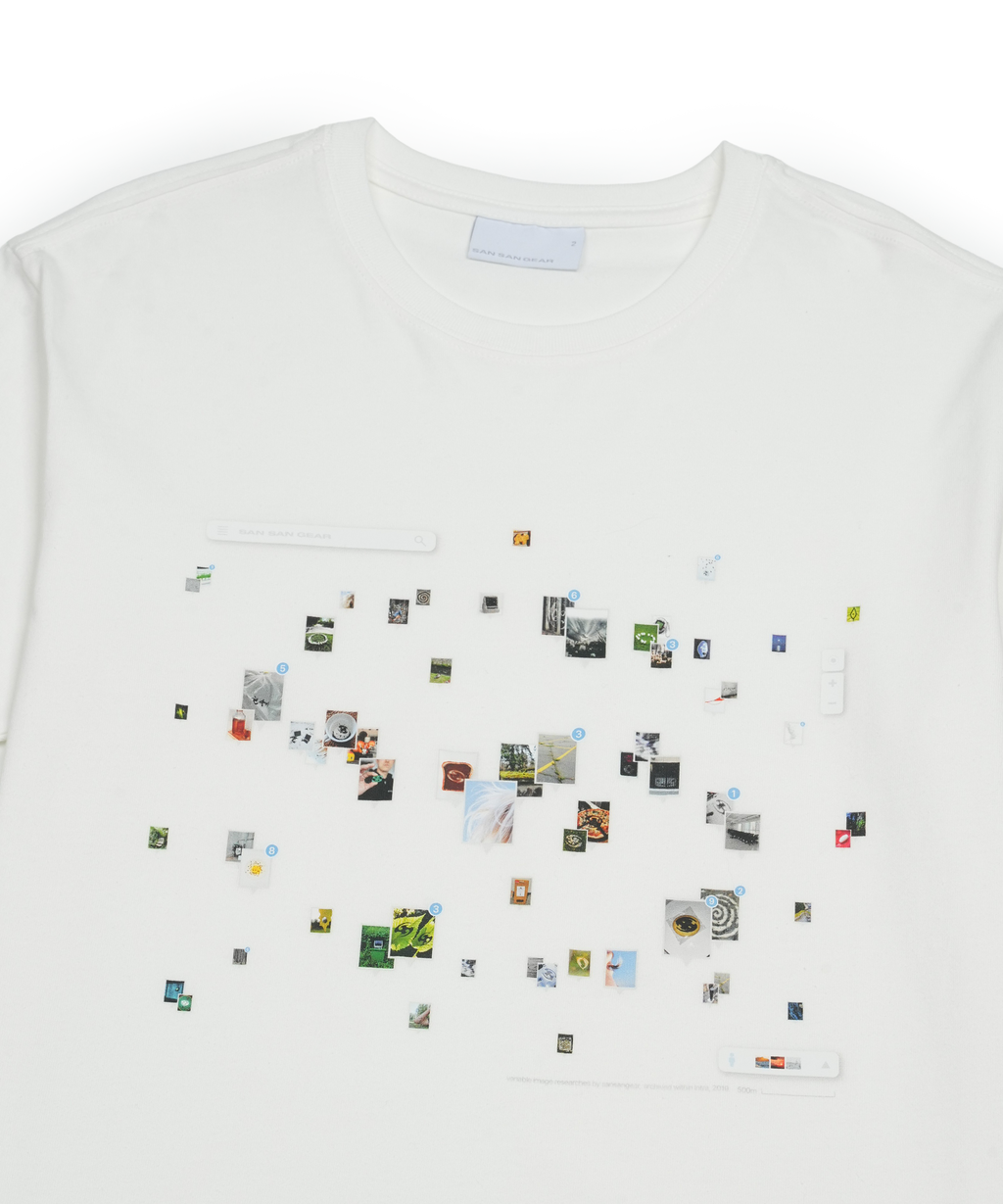 San San Gear - Throwback T-Shirt (White) product image 3 | TRAB K-Fashion Australia