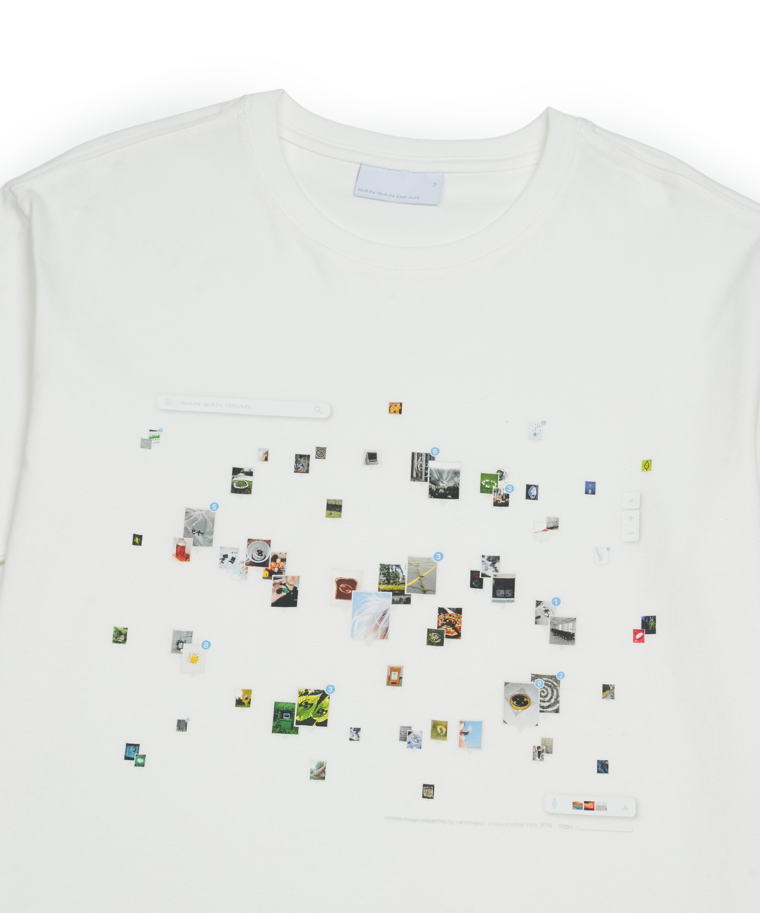 San San Gear - Throwback T-Shirt (White) product image 3 | TRAB K-Fashion Australia