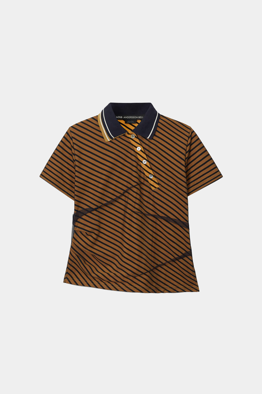 Andersson Bell - Twisted Pk Polo Top (Yellow) product image 7 | TRAB K-Fashion Australia