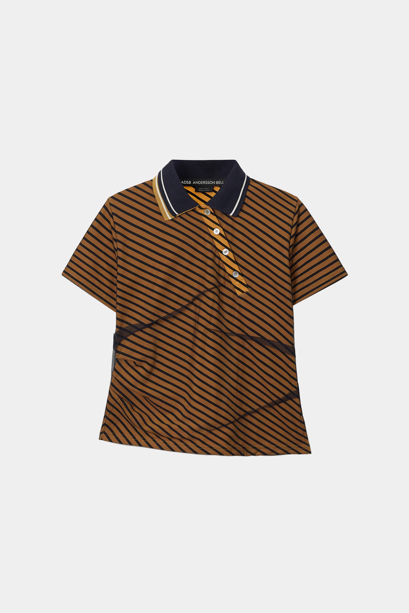 Andersson Bell - Twisted Pk Polo Top (Yellow) product image 7 | TRAB K-Fashion Australia