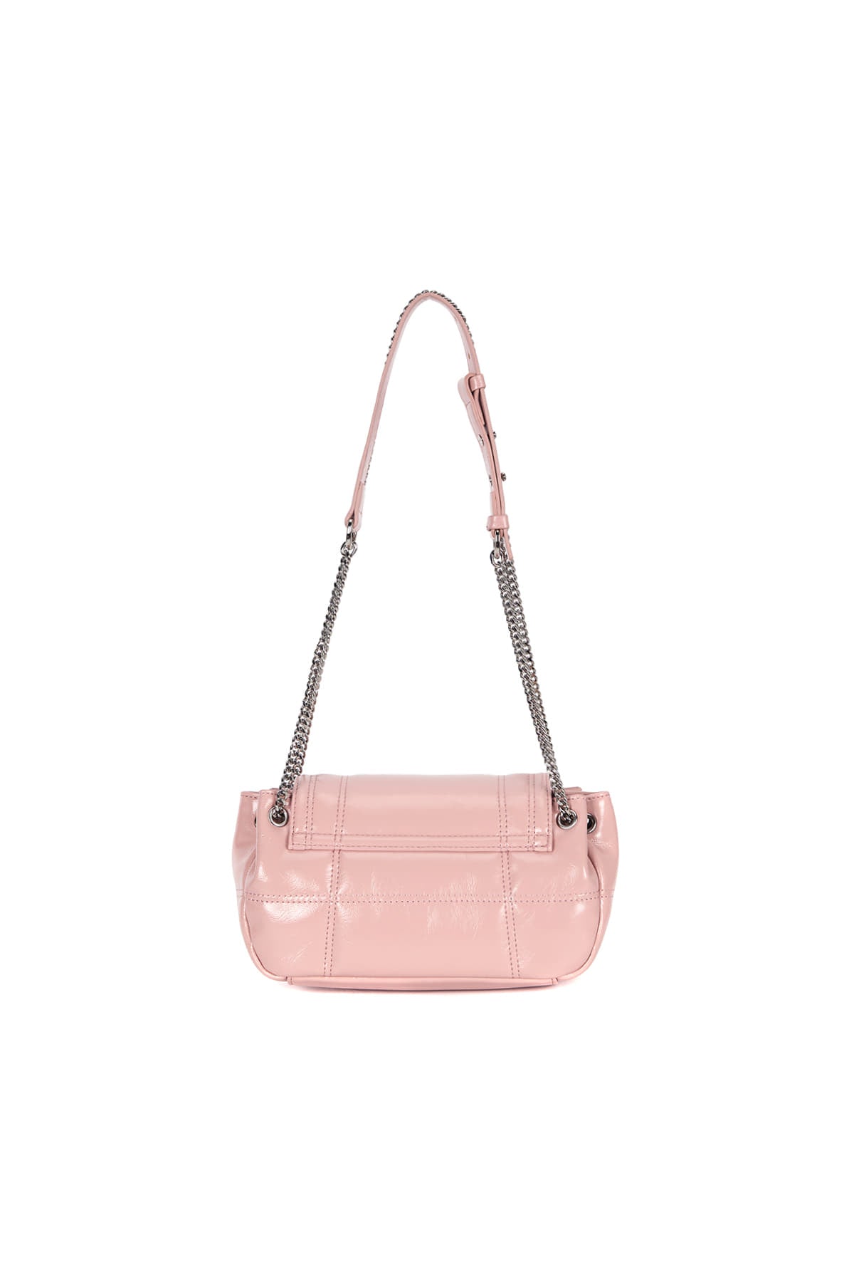 Matin Kim - Glossy Quilting Small Chain Bag (Pink) product image 5 | TRAB K-Fashion Australia