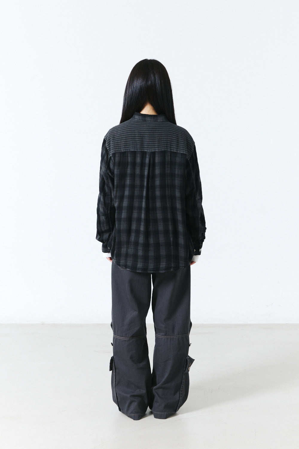 Hatchingroom - 2Pk Shirt Check Dyed (Charcoal) product image 11 | TRAB K-Fashion Australia