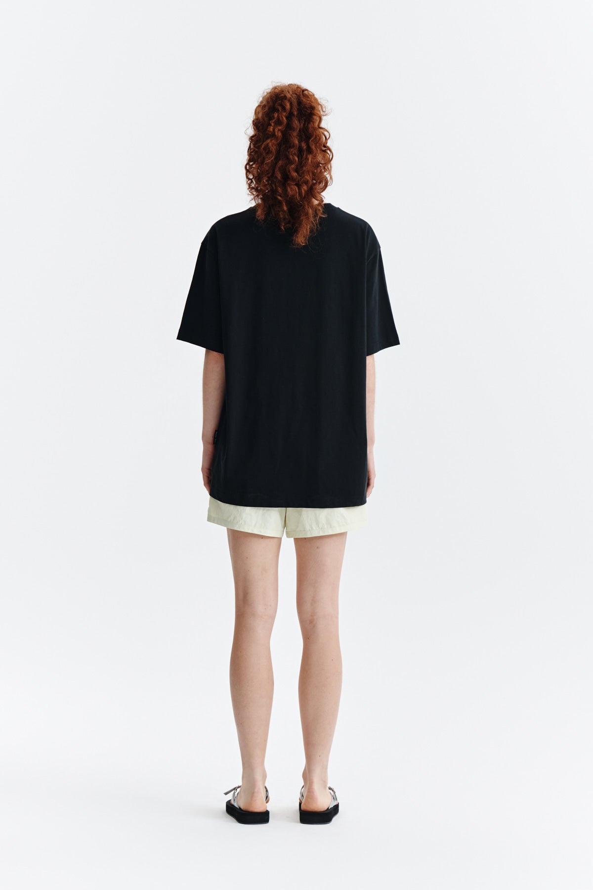 Matin Kim - Embroidery Small Logo Oversize Top (Black) product image 7 | TRAB K-Fashion Australia