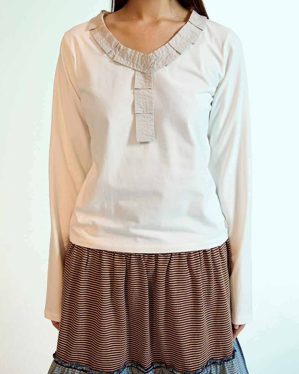 Coyseio - Strap Long Sleeve (Ivory) product image 10 | TRAB K-Fashion Australia