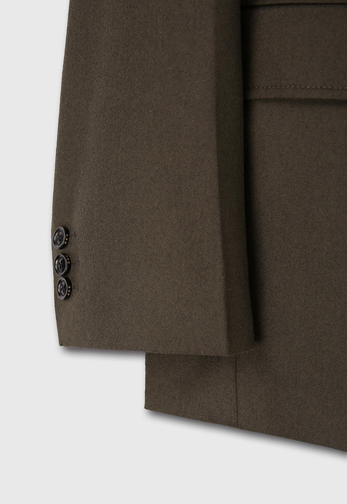 Tonywack - Wool And Cashmere Tailored Blazer (Taupe Brown) product image 14 | TRAB K-Fashion Australia