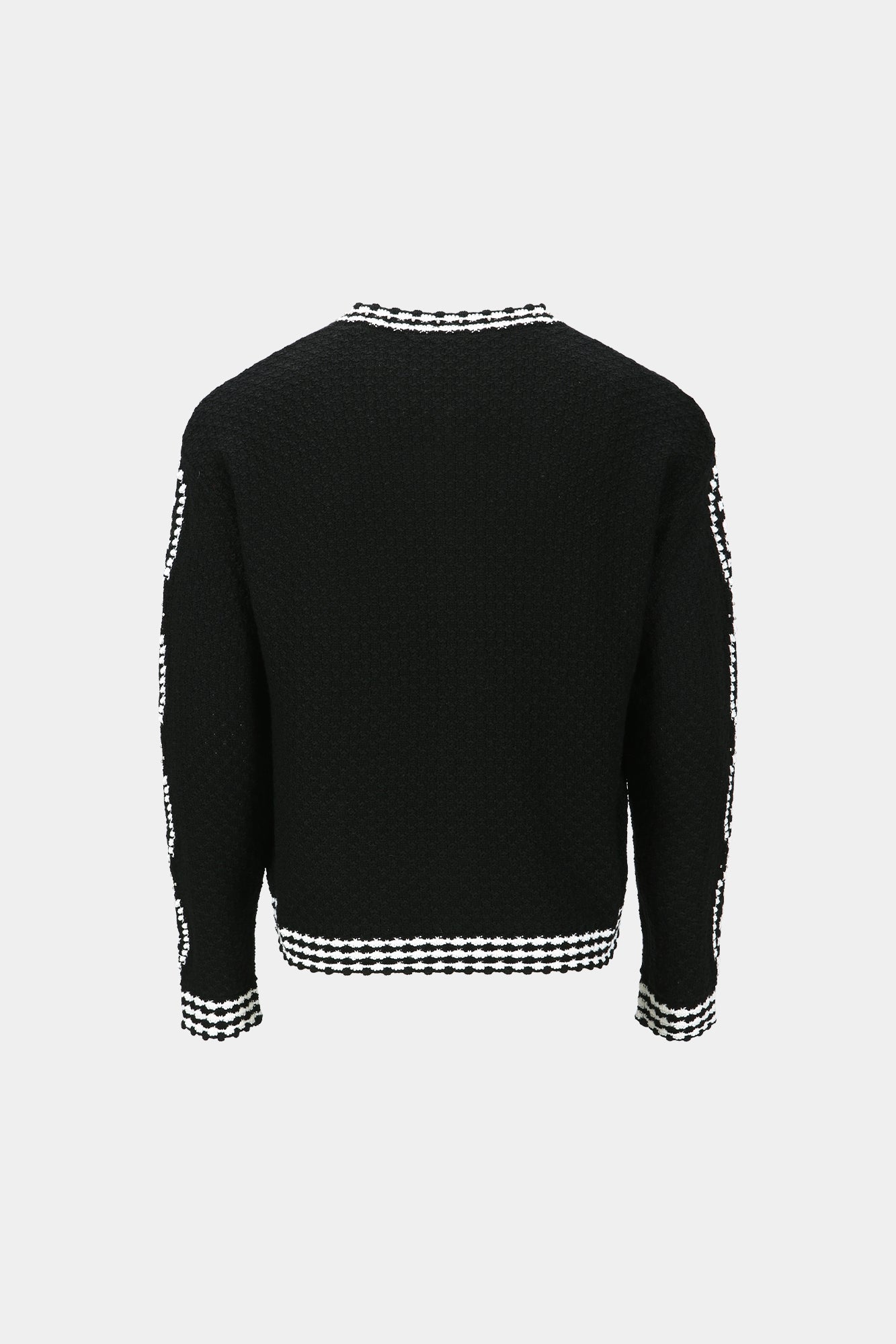 Andersson Bell - Fantasia Round-Neck Cardigan (Black) product image 12 | TRAB K-Fashion Australia