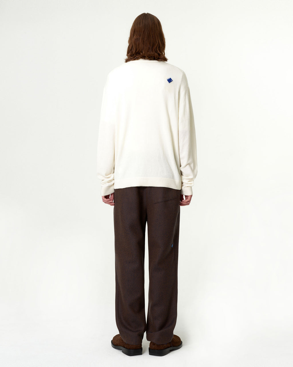 Ader Error - Sig; BL Tag turtleneck knit 01 (Ivory) product image 15 | TRAB K-Fashion Australia