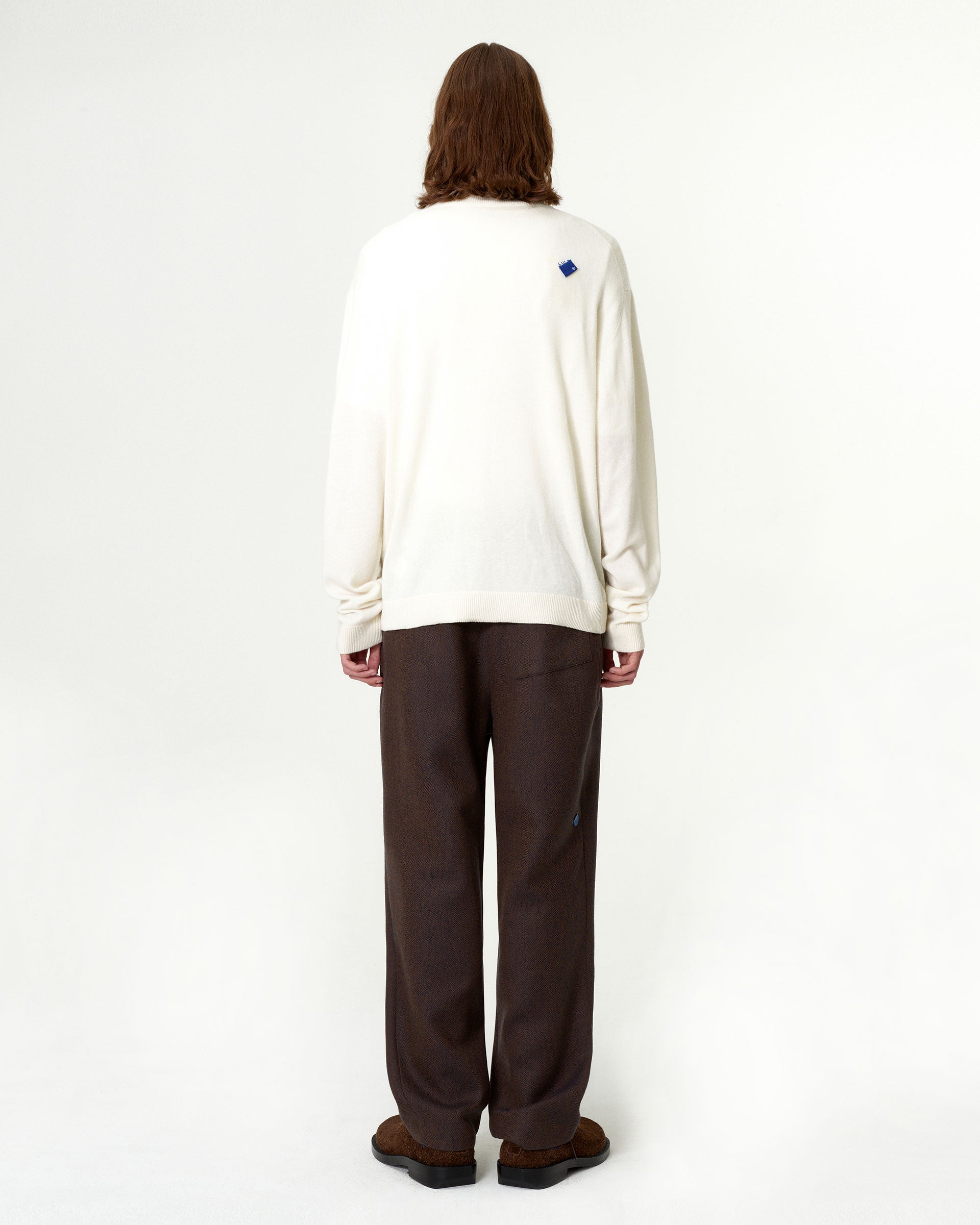 Ader Error - Sig; BL Tag turtleneck knit 01 (Ivory) product image 4 | TRAB K-Fashion Australia
