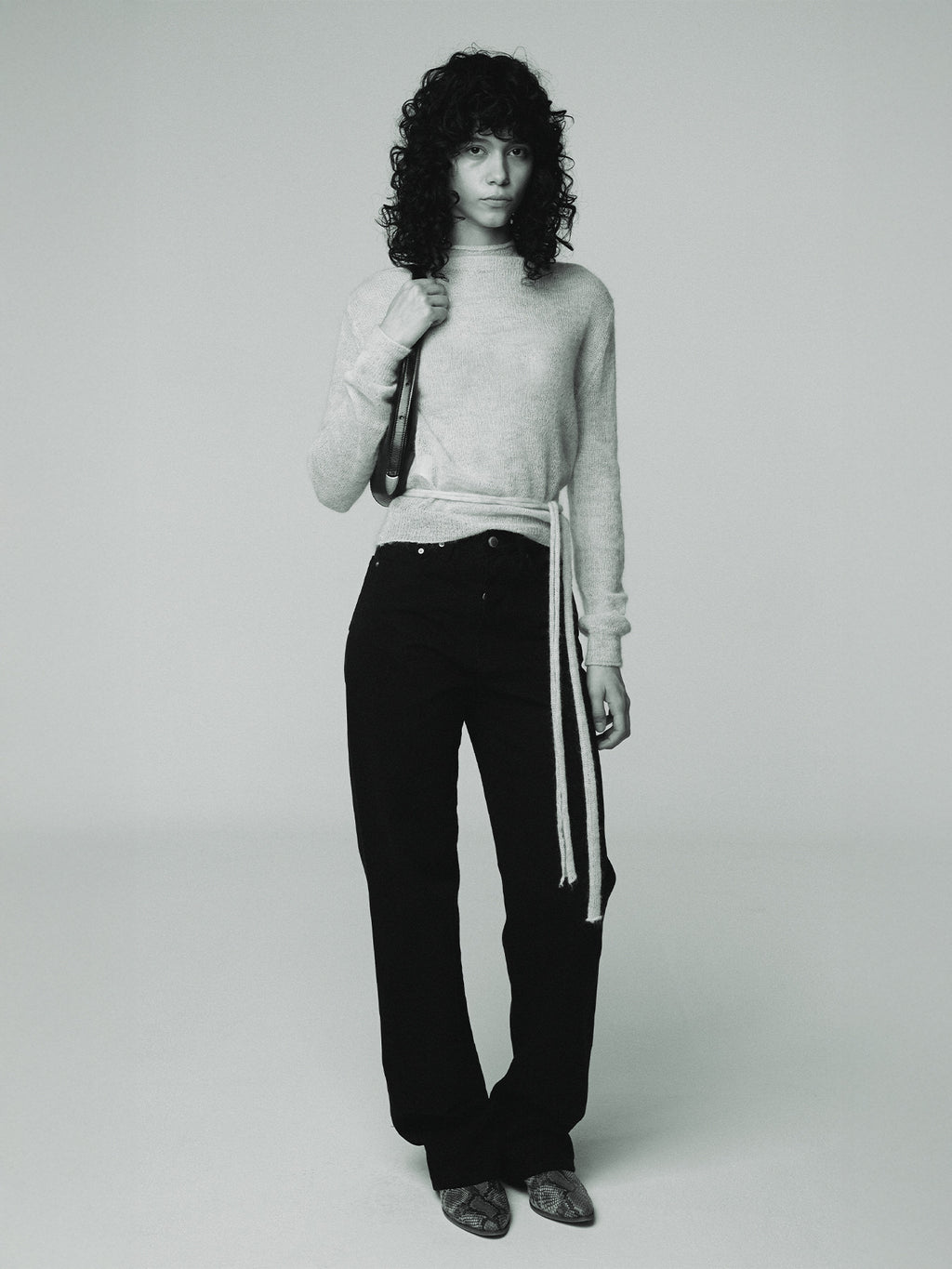 Tonywack - Twisted Seam Straight-Leg Denim Jeans (Black) product image 8 | TRAB K-Fashion Australia