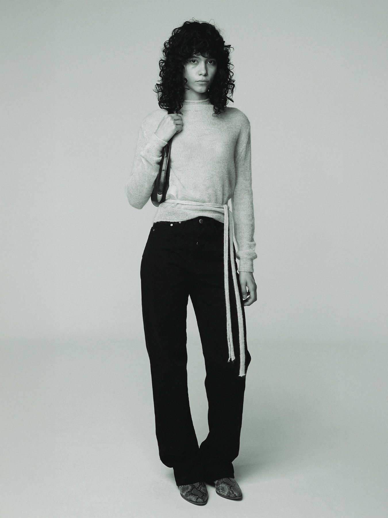 Tonywack - Twisted Seam Straight-Leg Denim Jeans (Black) product image 8 | TRAB K-Fashion Australia