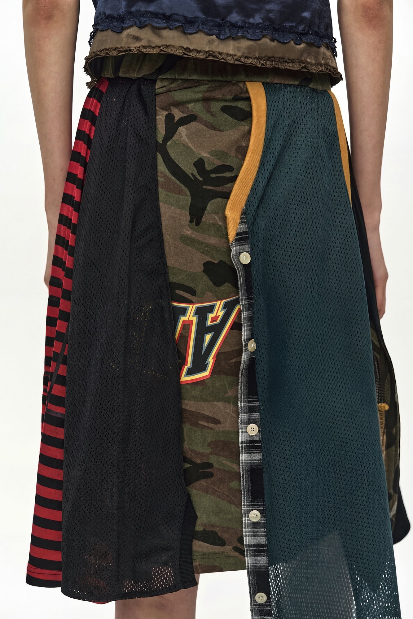 Andersson Bell - Reworked Vintage Jersey Camisole Dress (Navy) product image 6 | TRAB K-Fashion Australia