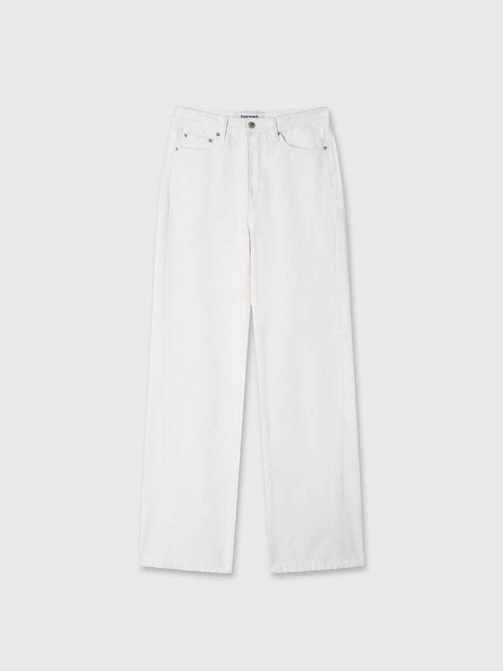 Tonywack - Twisted Seam Straight-Leg Denim Jeans (Off White) product image 9 | TRAB K-Fashion Australia