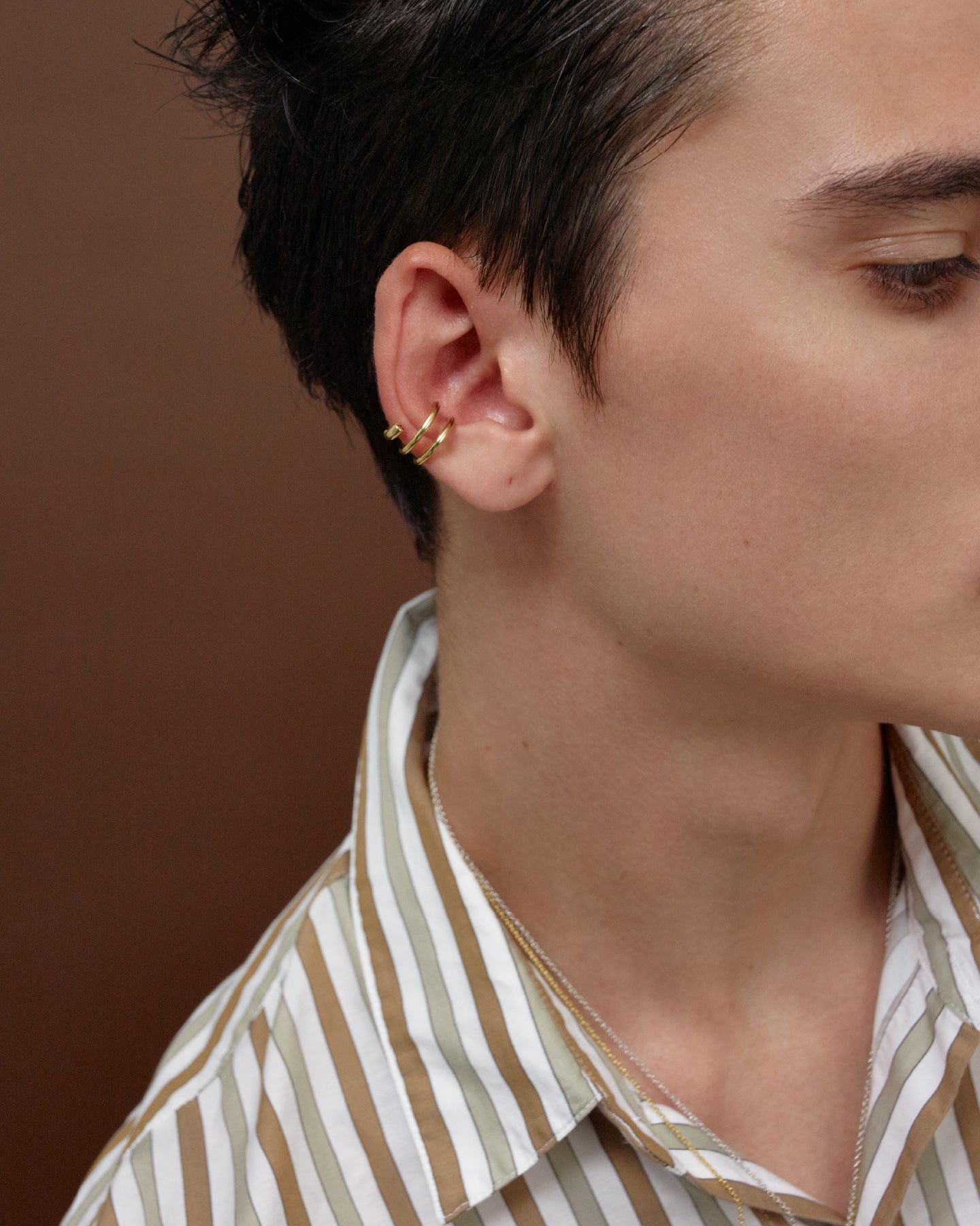 Numbering - Triple Line Ear Cuff #4300 product image 1 | TRAB K-Fashion Australia