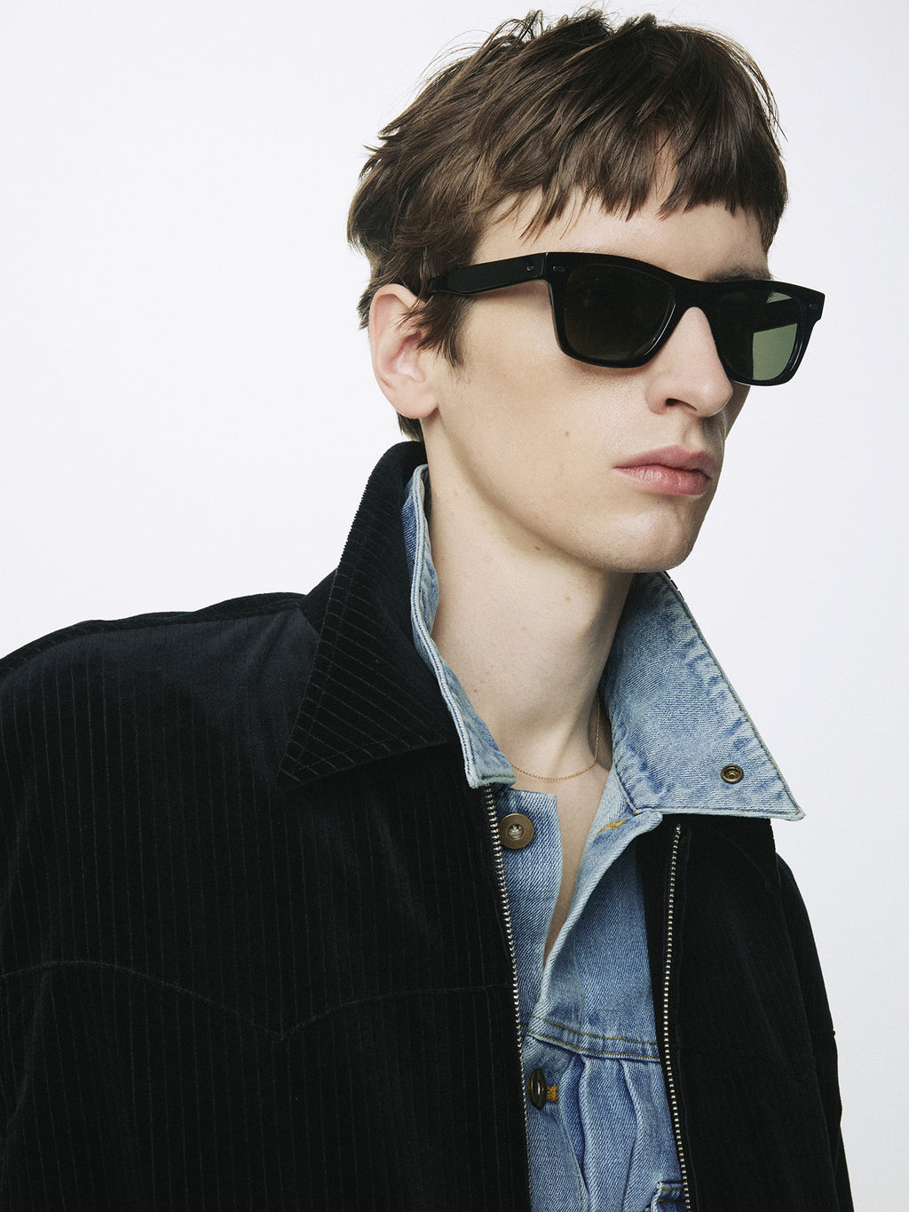 Tonywack - Ribbed Velvet Western Blouson (Black) product image 9 | TRAB K-Fashion Australia
