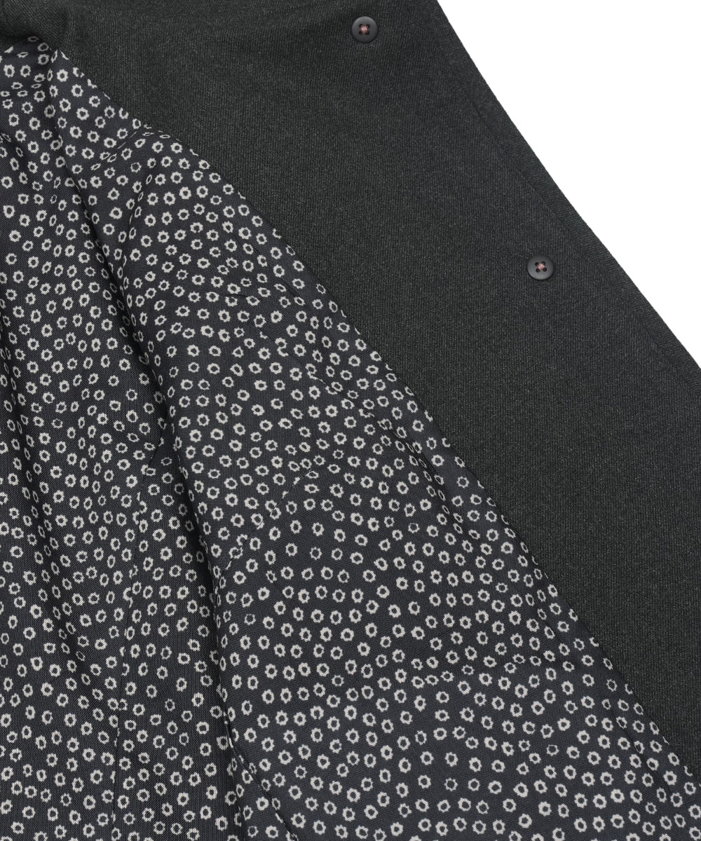 Coyseio - Rounded Raw Hem Jacket (Charcoal) product image 14 | TRAB K-Fashion Australia