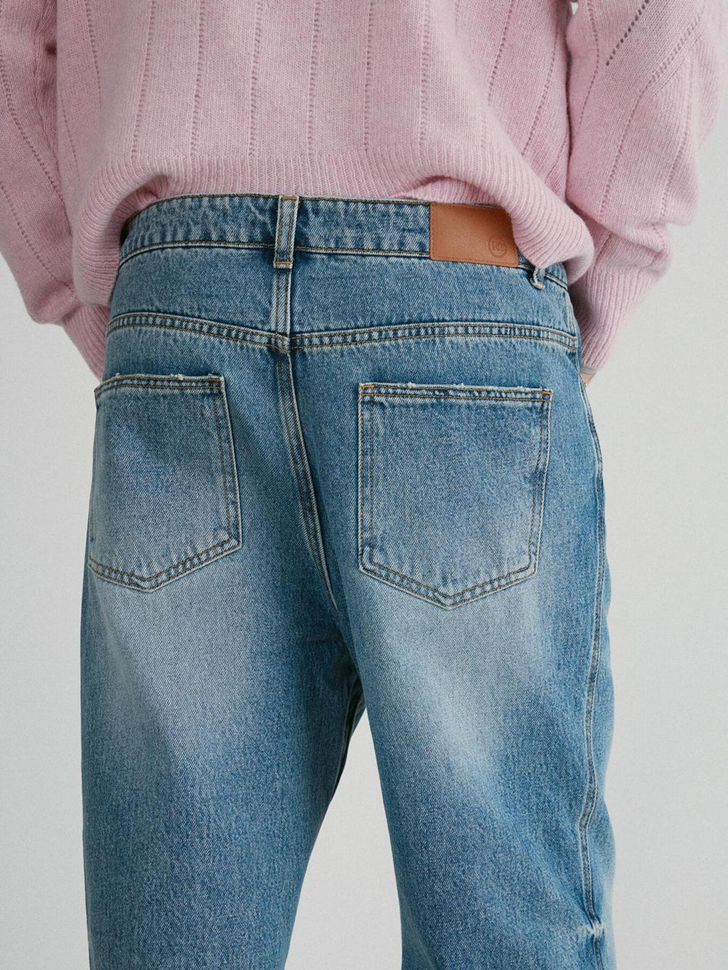 Recto - Theo Washed Denim Pants (Dusty Blue) product image 6 | TRAB K-Fashion Australia
