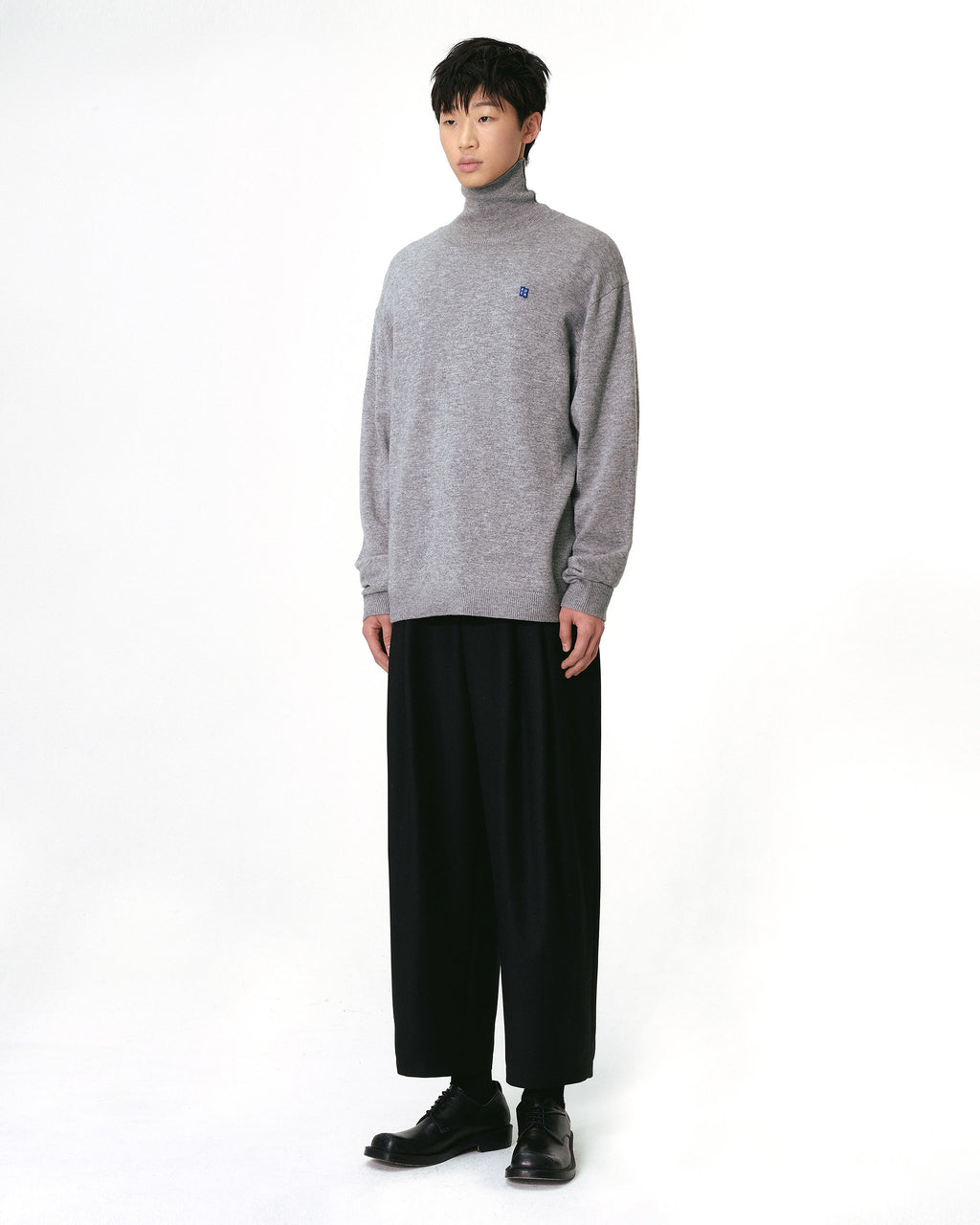 Ader Error - Sig; BL Tag turtleneck knit 01 (Gray) product image 12 | TRAB K-Fashion Australia
