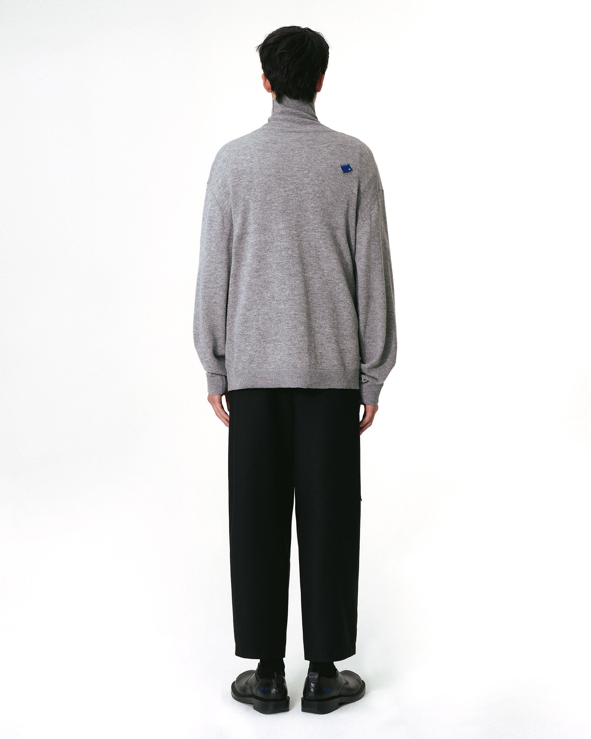 Ader Error - Sig; BL Tag turtleneck knit 01 (Gray) product image 13 | TRAB K-Fashion Australia