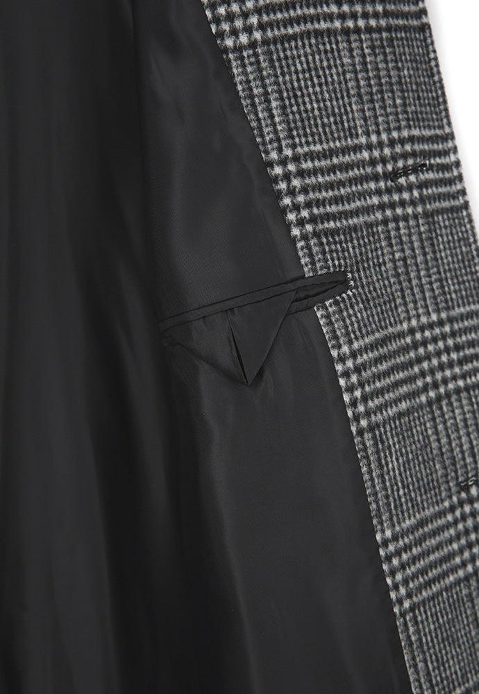 Tonywack - Mac Overcoat (Black / White Glen Check) product image 11 | TRAB K-Fashion Australia