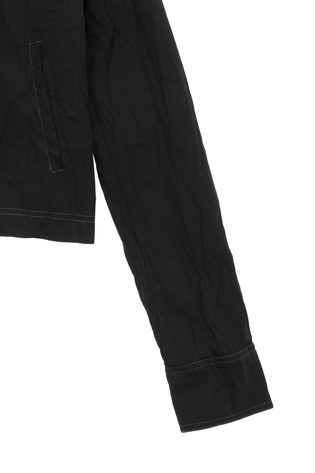 Matin Kim - Crinkle Crop Jumper (Charcoal) product image 4 | TRAB K-Fashion Australia