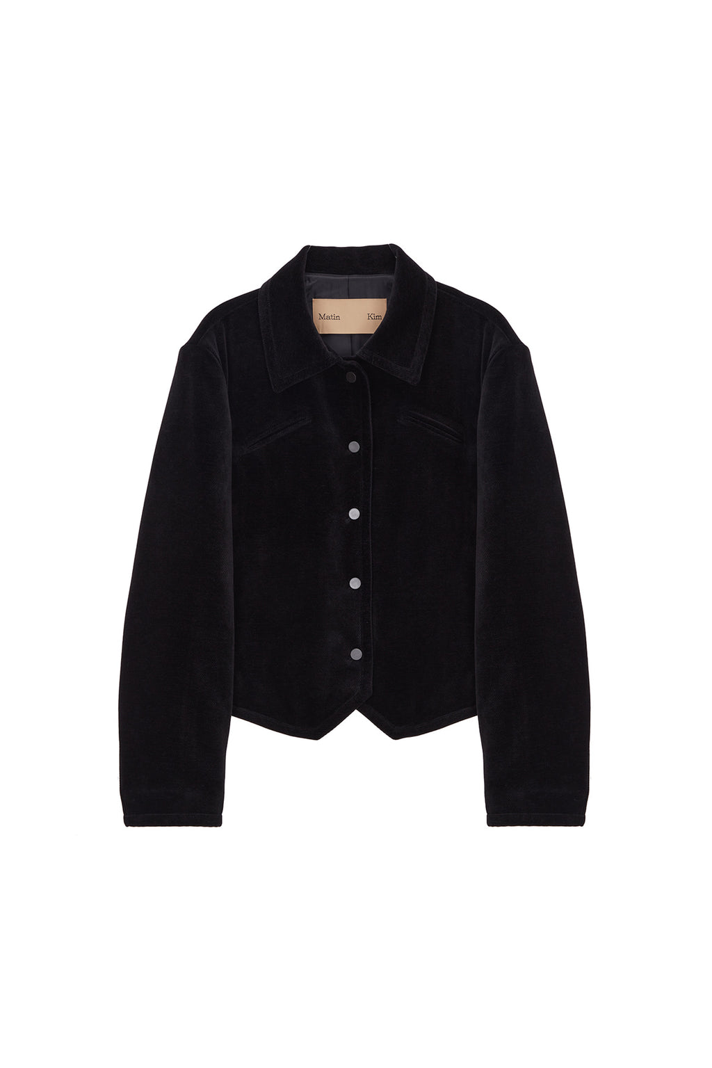 Matin Kim - Corduroy Western Jacket (Black) product image 1 | TRAB K-Fashion Australia