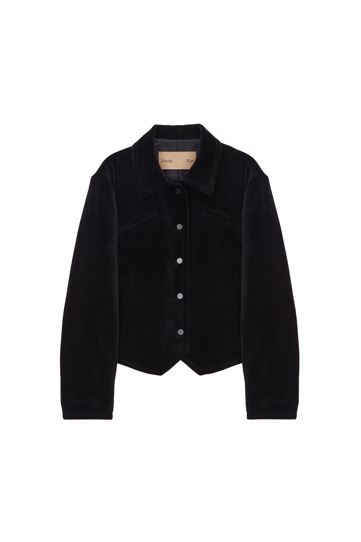 Matin Kim - Corduroy Western Jacket (Black) product image 1 | TRAB K-Fashion Australia