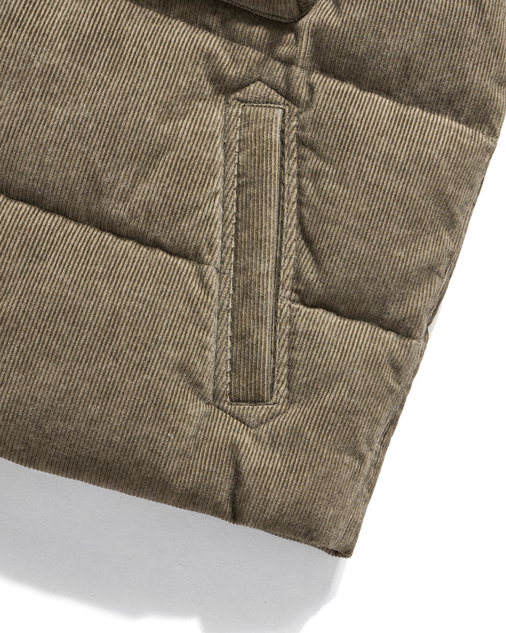 Eastlogue - Flak Puffer Down Vest (Sand Corduroy) product image 5 | TRAB K-Fashion Australia