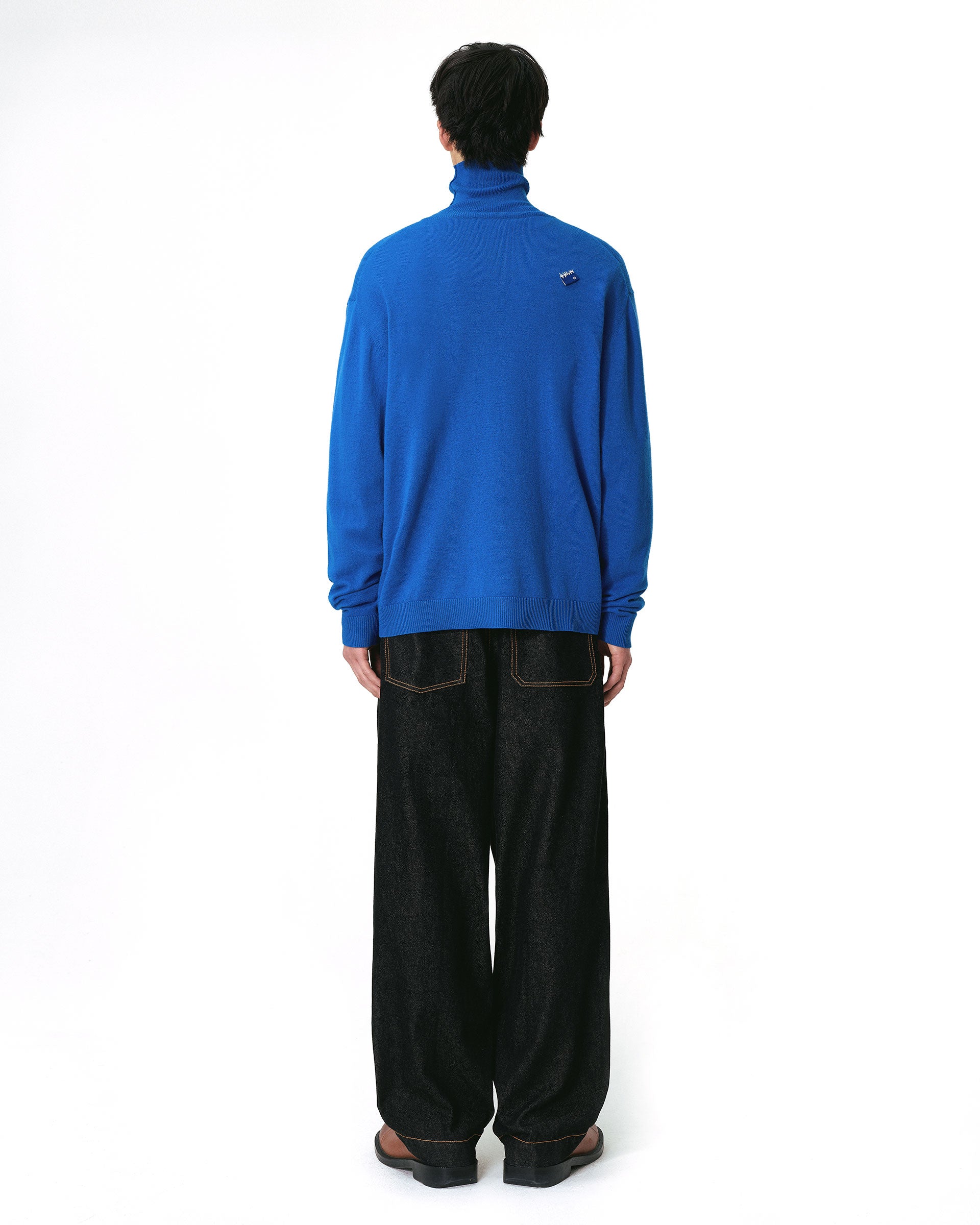 Ader Error - Sig; BL Tag turtleneck knit 01 (Z-Blue) product image 4 | TRAB K-Fashion Australia