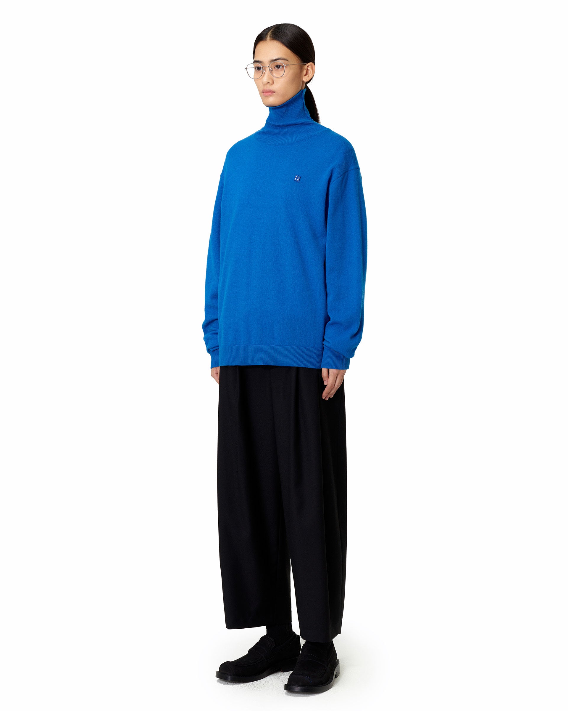 Ader Error - Sig; BL Tag turtleneck knit 01 (Z-Blue) product image 3 | TRAB K-Fashion Australia