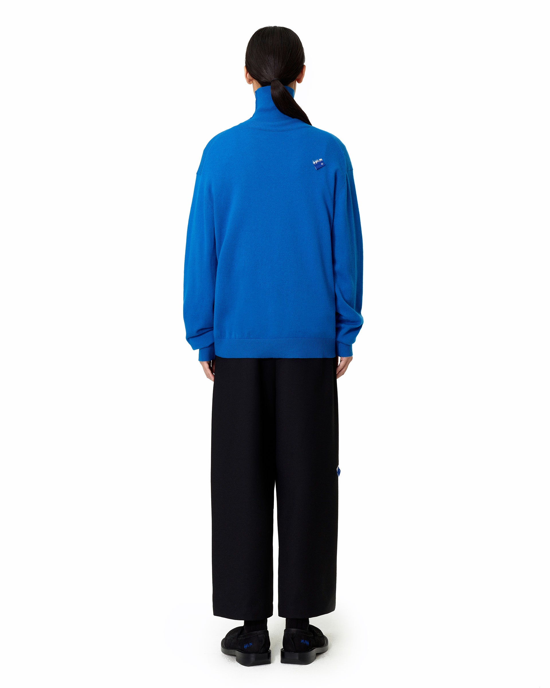 Ader Error - Sig; BL Tag turtleneck knit 01 (Z-Blue) product image 4 | TRAB K-Fashion Australia