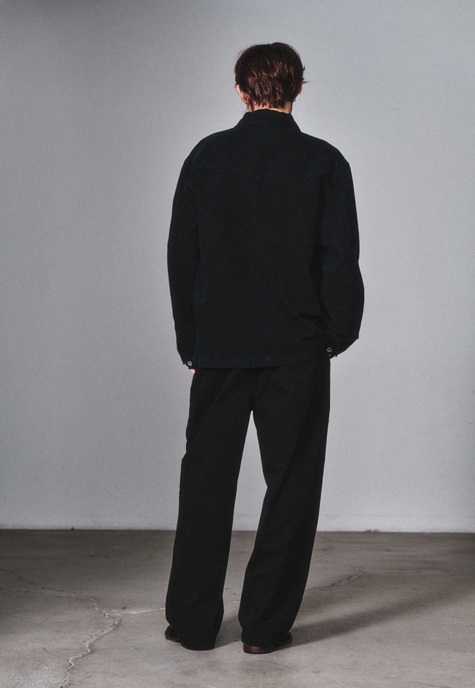 Art if acts - Garment Dyed Western Coverall Jacket (Black) product image 3 | TRAB K-Fashion Australia