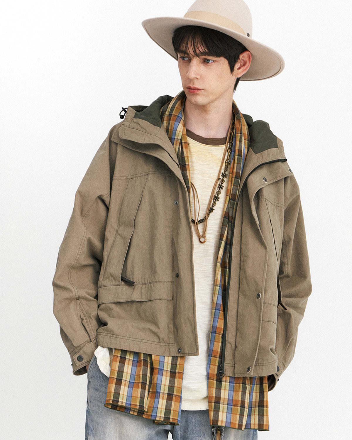Eastlogue - Traveler Shield Parka (Sand) product image 8 | TRAB K-Fashion Australia
